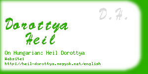 dorottya heil business card